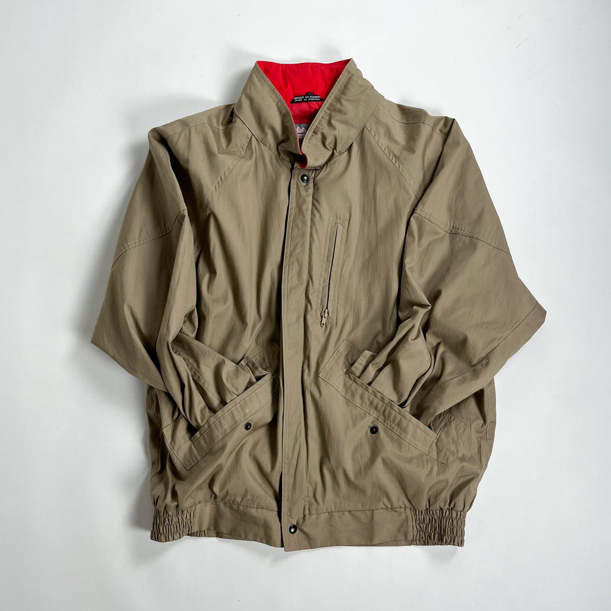 1980s "North Country" Khaki Cotton Sport Jacket