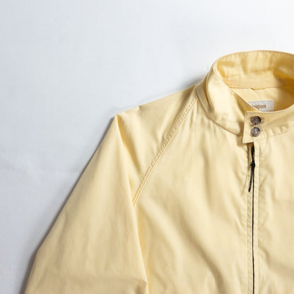 1990s "London Fog" Light Yellow Cotton Zip-Up Blouson Jacket