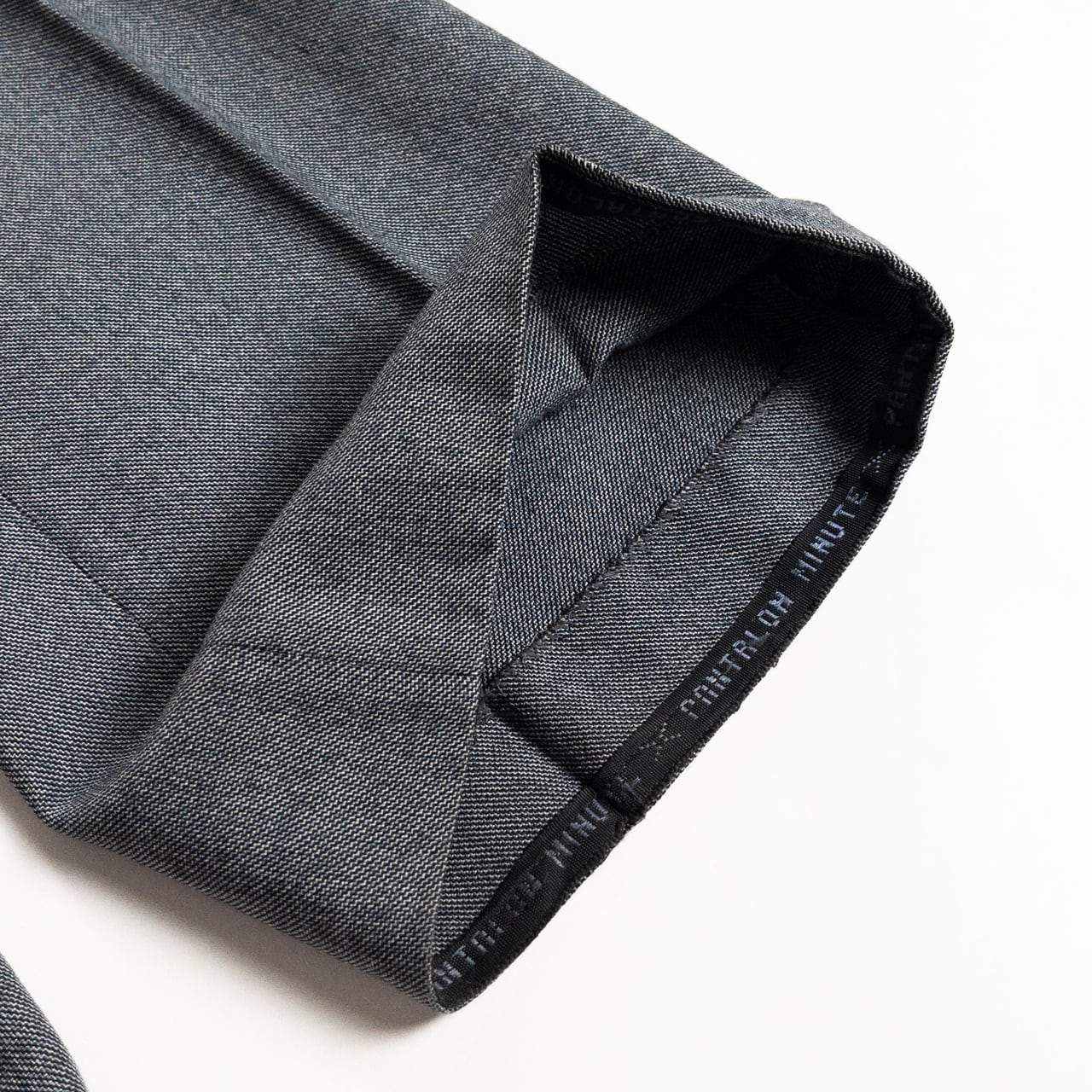 1970s "Euro Vintage" Gray Sharkskin Flare Trousers