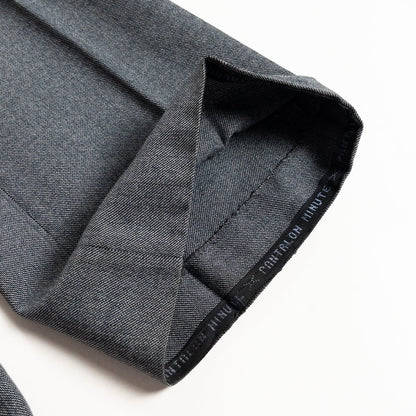 1970s "Euro Vintage" Gray Sharkskin Flare Trousers
