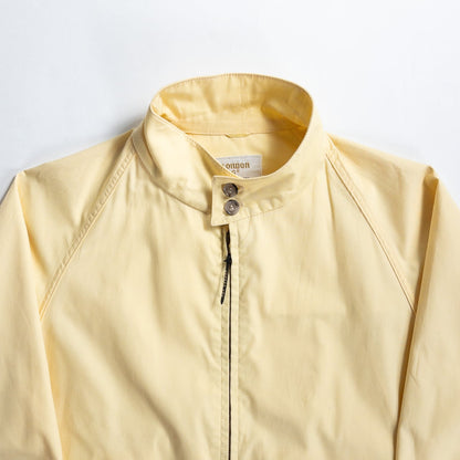 1990s "London Fog" Light Yellow Cotton Zip-Up Blouson Jacket