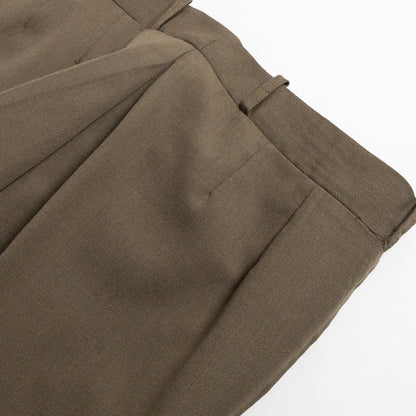 1970s "French Vintage" Khaki Flare Trousers