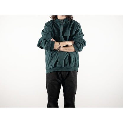 1990s "LUZ" Dark Green Cotton Anorak Pullover Jacket