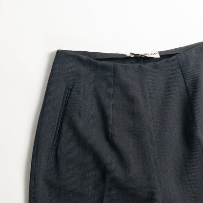 1960s "French Vintage" Gray Stripe Cotton Pique Ski Trousers