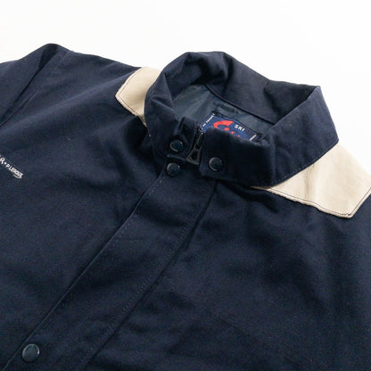 1970s "EIDER" French Blue Cotton Ski Jacket