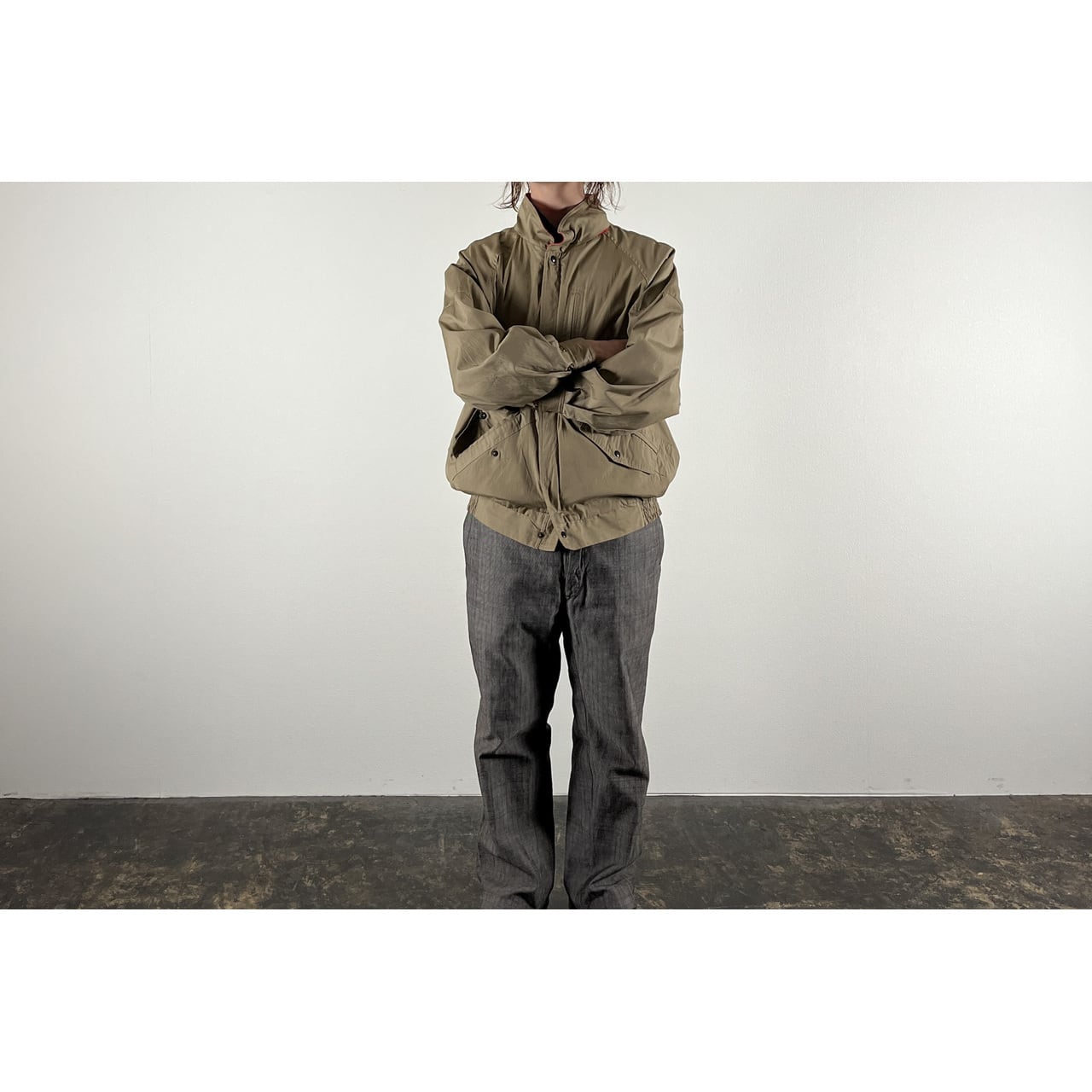 1980s "North Country" Khaki Cotton Sport Jacket