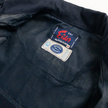 1970s "EIDER" French Blue Cotton Ski Jacket