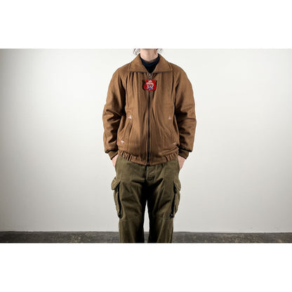 1990s "DAN CARMEL" Italian Beige Wool Sport Jacket, Dead Stock