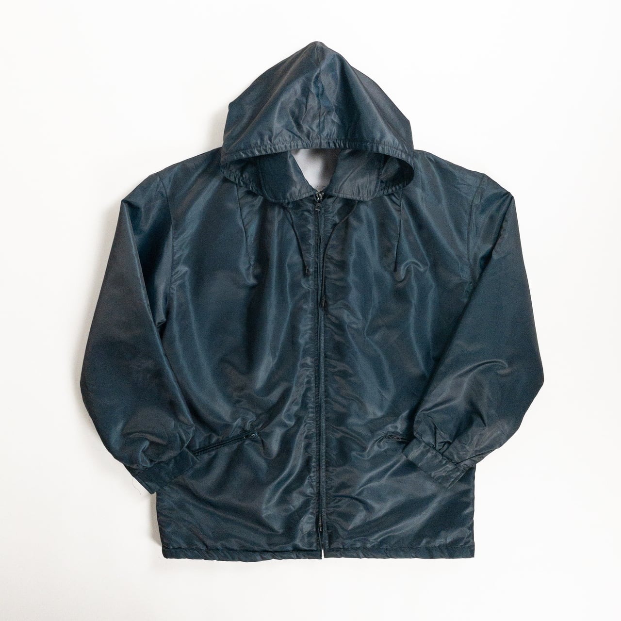 1960s "SKIDRESS" French Navy Nylon Zipper Ski Jacket