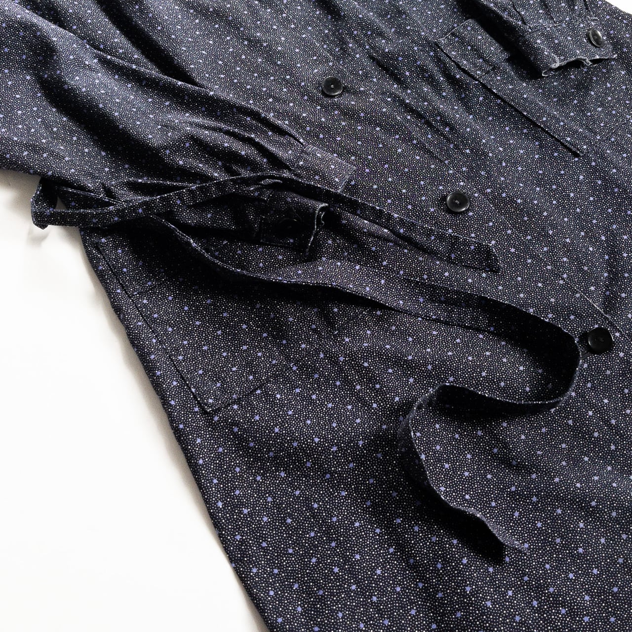 1950s "French Vintage" Black Dot Atelier Work Coat