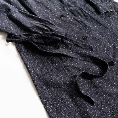 1950s "French Vintage" Black Dot Atelier Work Coat