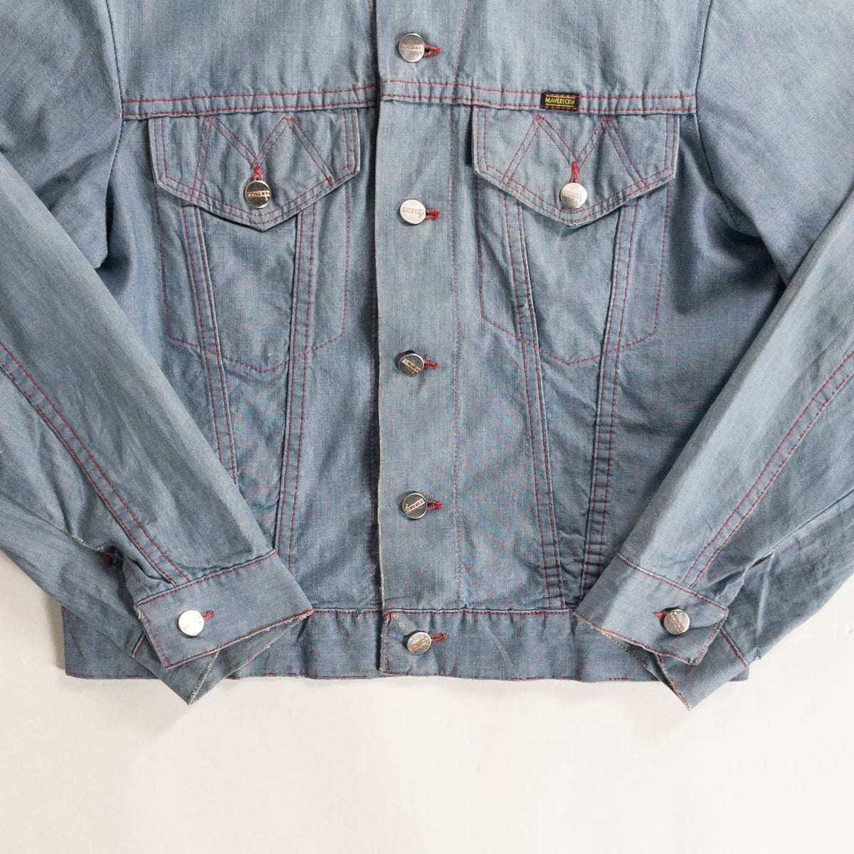1970s "MAVERICK" Light Blue Chambray Jacket