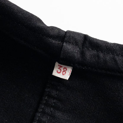 1960s "Adolphe Lafont" Black Moleskin Work Jacket