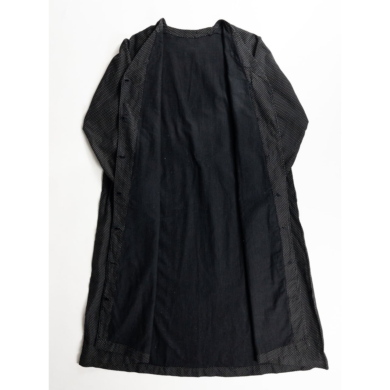 1950s "French Vintage" Black Dot Atelier Work Coat