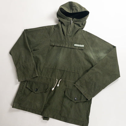 1950s "Euro Vintage" Olive Cotton Pullover Anorak Parka