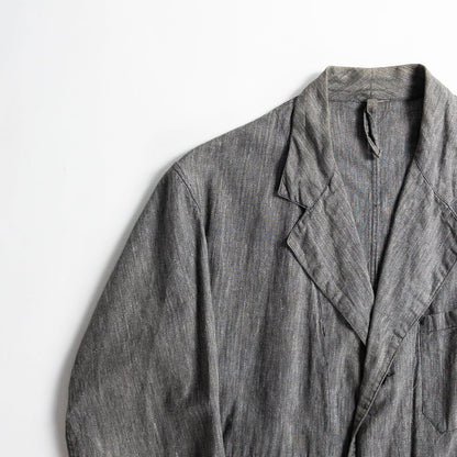 1940s "Euro Vintage" Light Black Chambray Atelier Work Coat