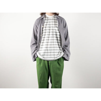 1970s German Vintage Cotton Stripe Work Jacket