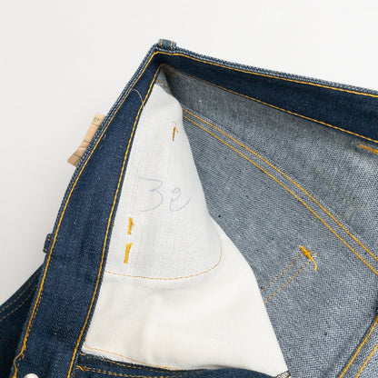 1990s "Italian Vintage" Navy Denim Trousers, Deadstock