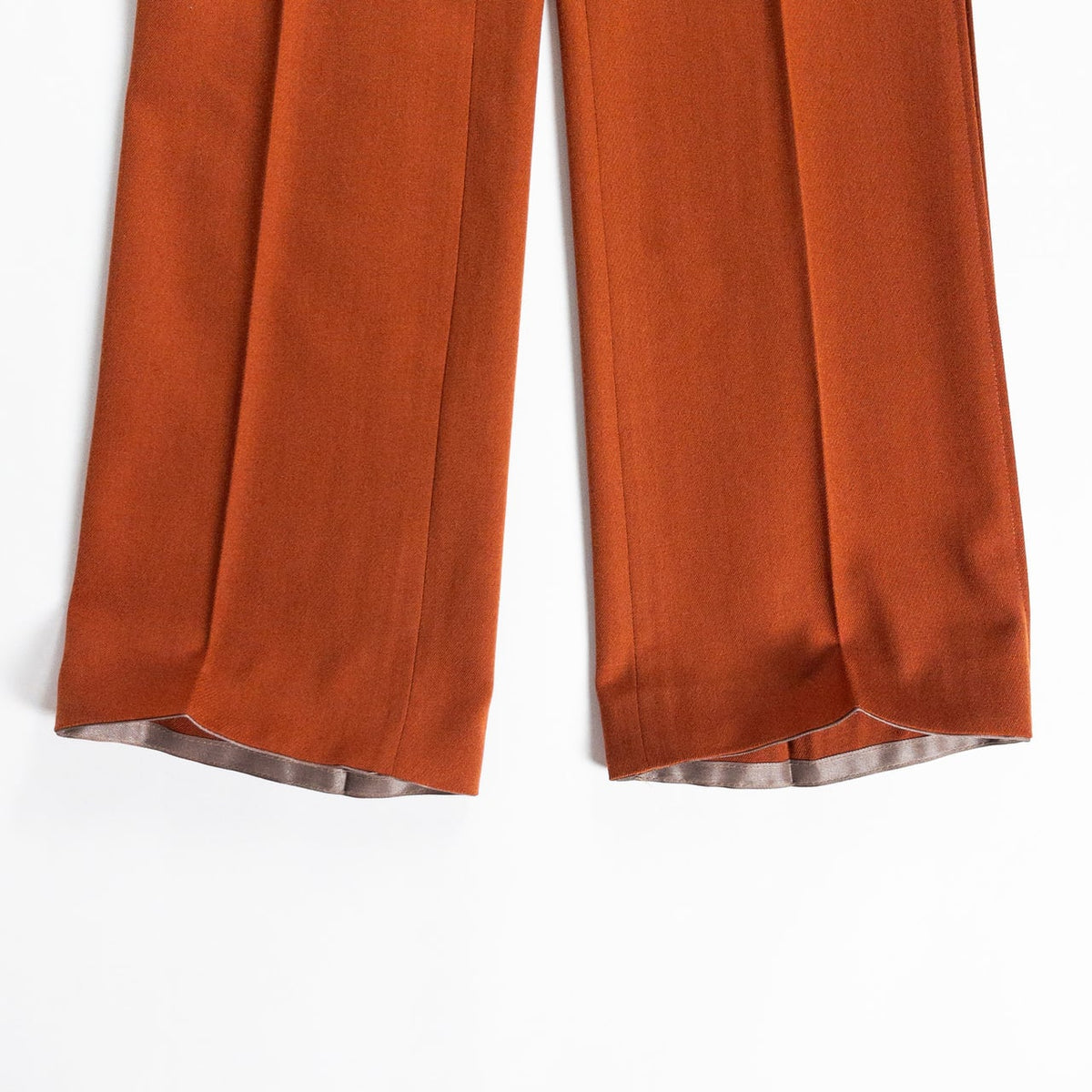 1970s "German Vintage" Orange Flare Trousers