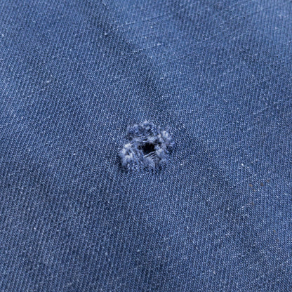 1950s "French Vintage" Blue Cotton Twill Gardener Smock