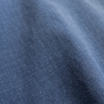 1940s "French Vintage" Blue Cotton Twill Grandpa Work Shirt