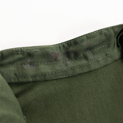 1950s "Swedish Army" Olive Cotton Pullover Shirt, Dead Stock