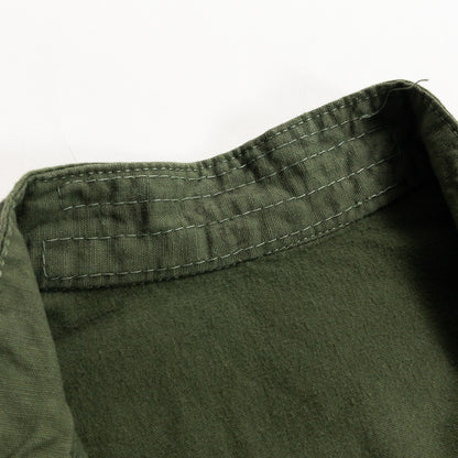 1950s "Swedish Army" Olive Cotton Pullover Shirt
