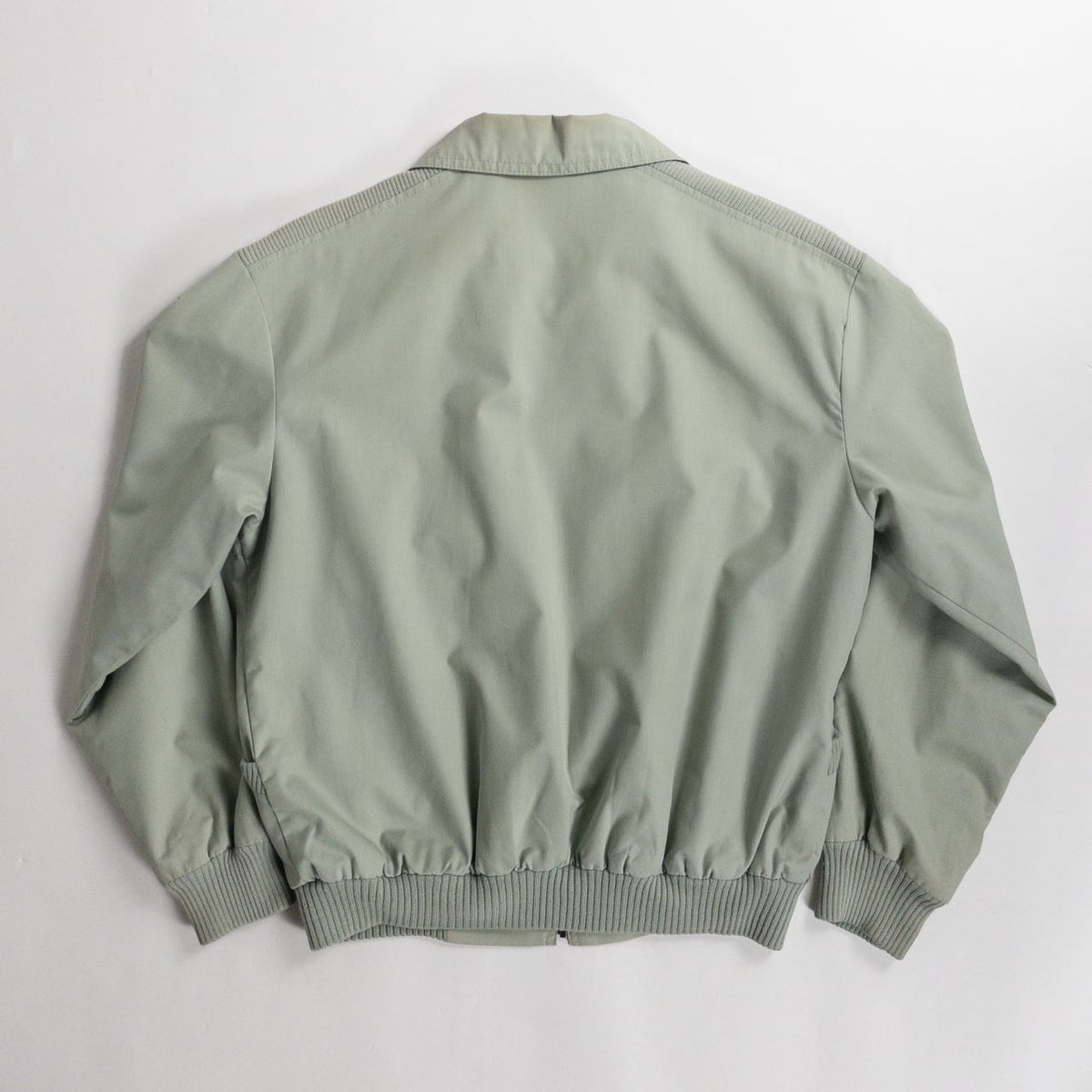 1990s "Made in Finland" Light Green Zip-Up Blouson