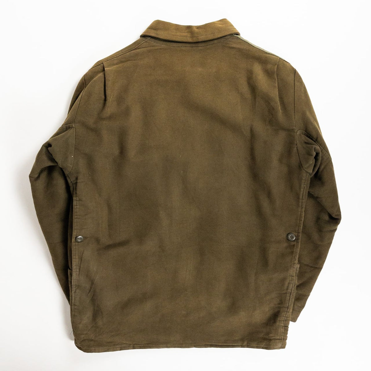 1970-80s "Italian Vintage" Khaki Cotton Hunting Jacket