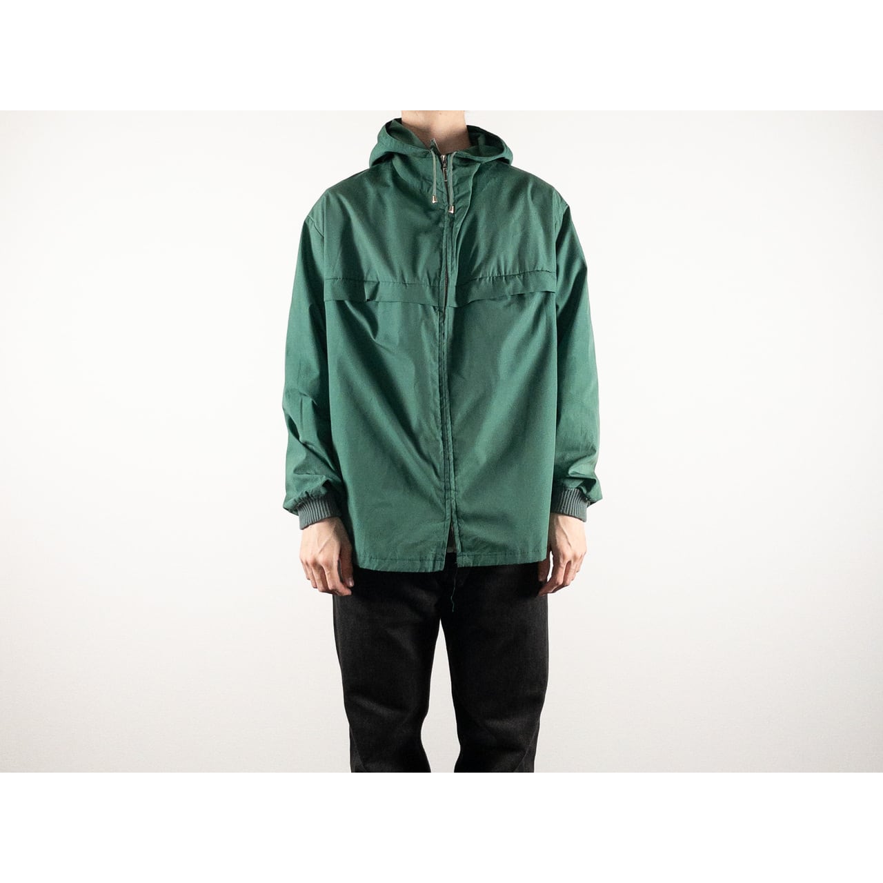 1980s Made in Europe Green Full Zip Parka