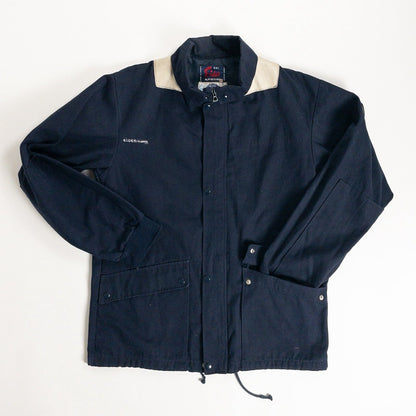 1970s "EIDER" French Blue Cotton Ski Jacket