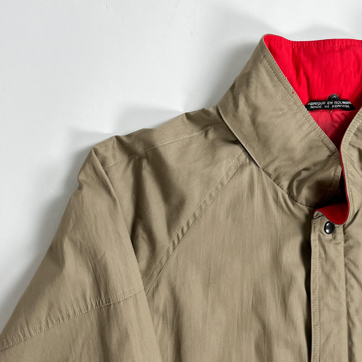 1980s "North Country" Khaki Cotton Sport Jacket
