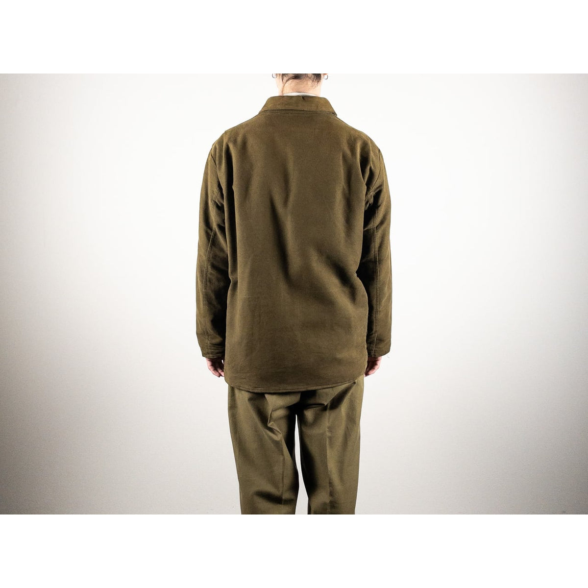 1970-80s "Italian Vintage" Khaki Cotton Hunting Jacket