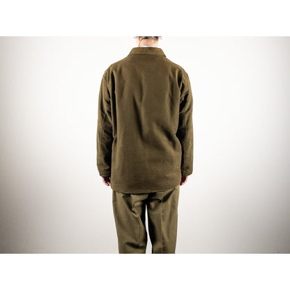 1970-80s "Italian Vintage" Khaki Cotton Hunting Jacket
