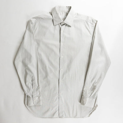 Old "Ermenegildo Zegna" Check Cotton Full Open Shirt