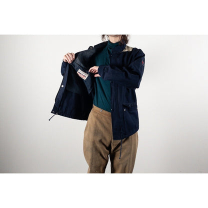 1970s "EIDER" French Blue Cotton Ski Jacket