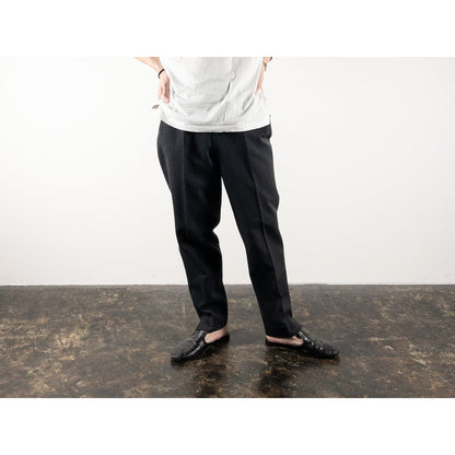 1960s "French Vintage" Gray Stripe Cotton Pique Ski Trousers