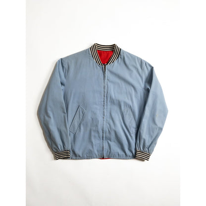1980s "Italian Vintage" Light Blue MA-1 Jacket