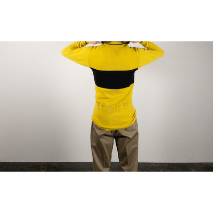 1970-80s "Au Tour de France" Yellow × Black Cyclist Knit Shirt