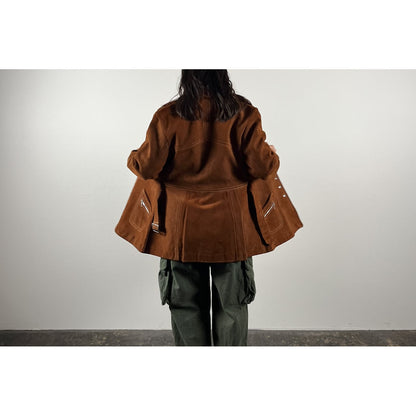 1980s-90s "Canadian Vintage" Brown Suede Leather Jacket for Ladies