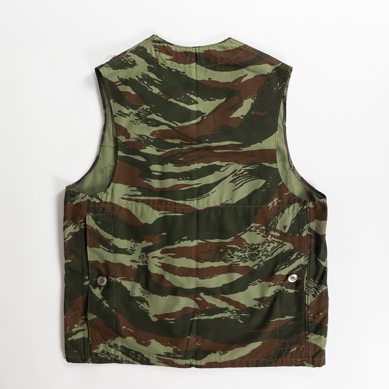 1960-70s "French Vintage" Lizard Camo Hunting Gilet, Dead Stock