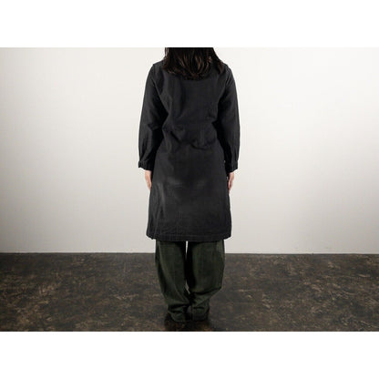 1940-50s "French Vintage" Light Black Moleskin Atelier Work Coat for Ladies