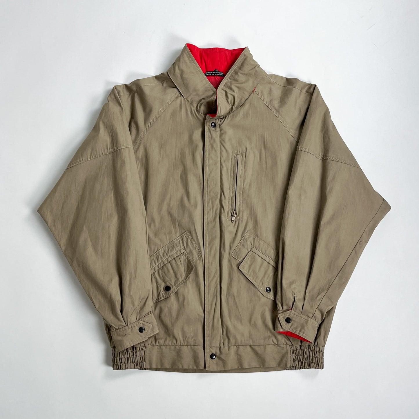 1980s "North Country" Khaki Cotton Sport Jacket