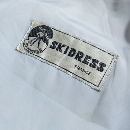 1960s "SKIDRESS" French Navy Nylon Zipper Ski Jacket