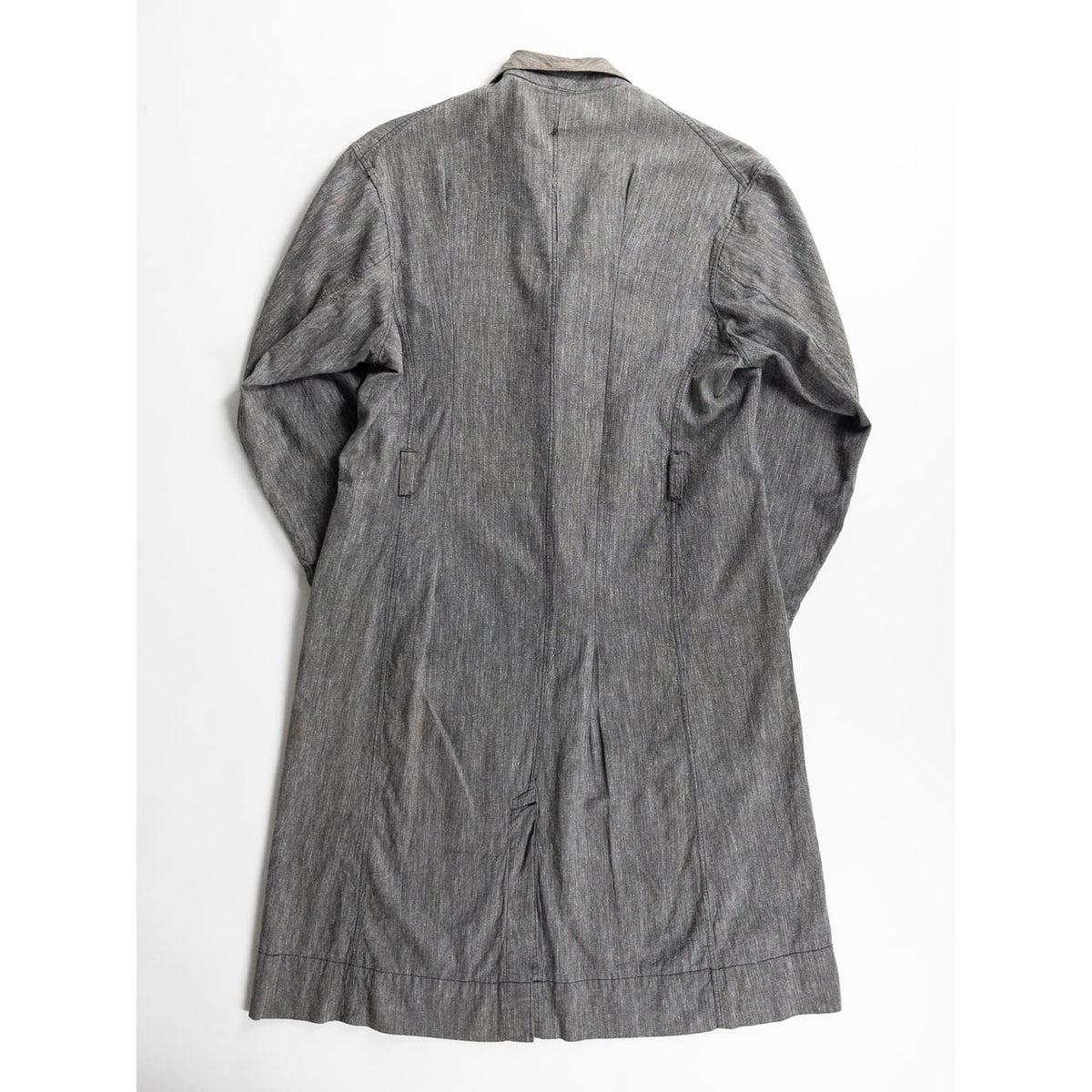 1940s "Euro Vintage" Light Black Chambray Atelier Work Coat