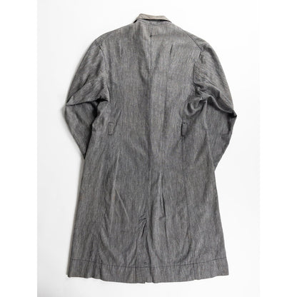1940s "Euro Vintage" Light Black Chambray Atelier Work Coat