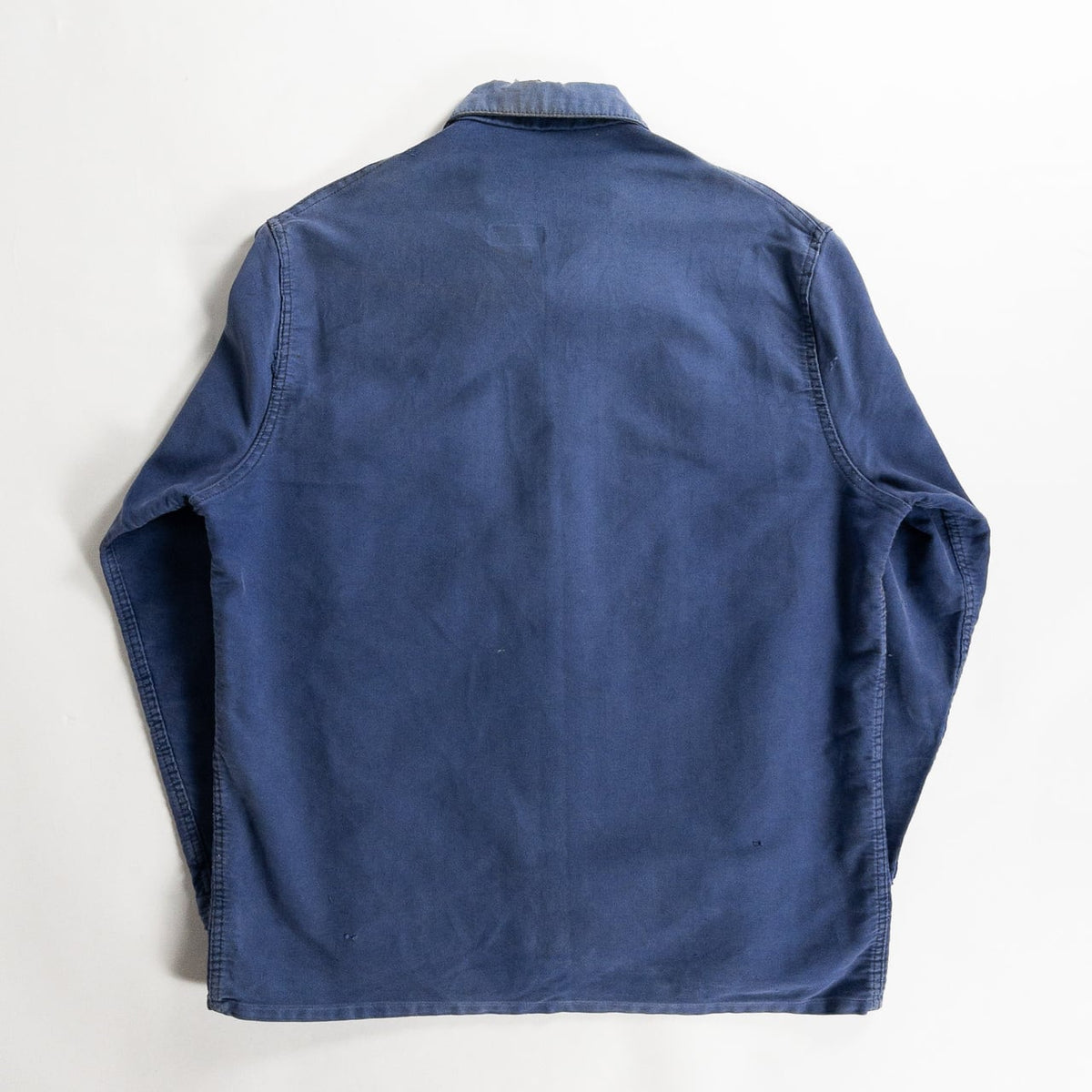1960-70s "French Vintage" Faded Blue Moleskin Work Jacket