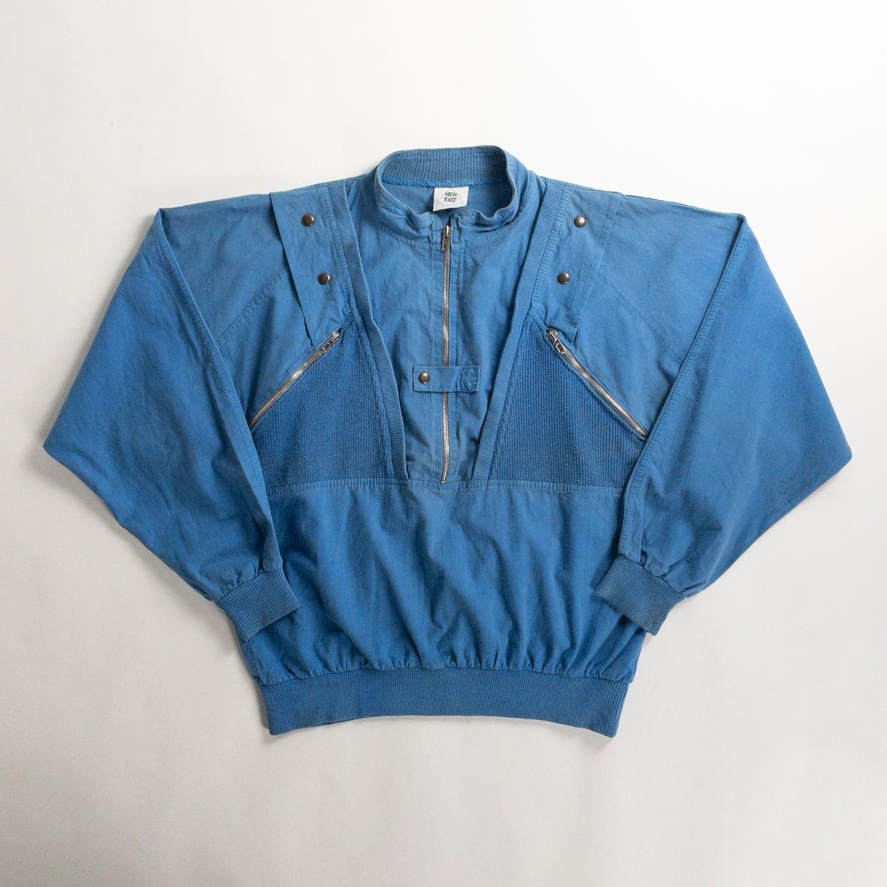1980-90s "Euro Vintage" Light Blue Cotton Jacket