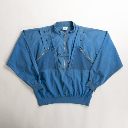 1980-90s "Euro Vintage" Light Blue Cotton Jacket