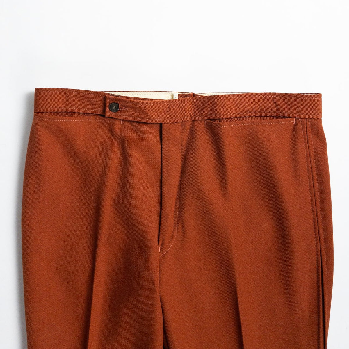 1970s "German Vintage" Orange Flare Trousers